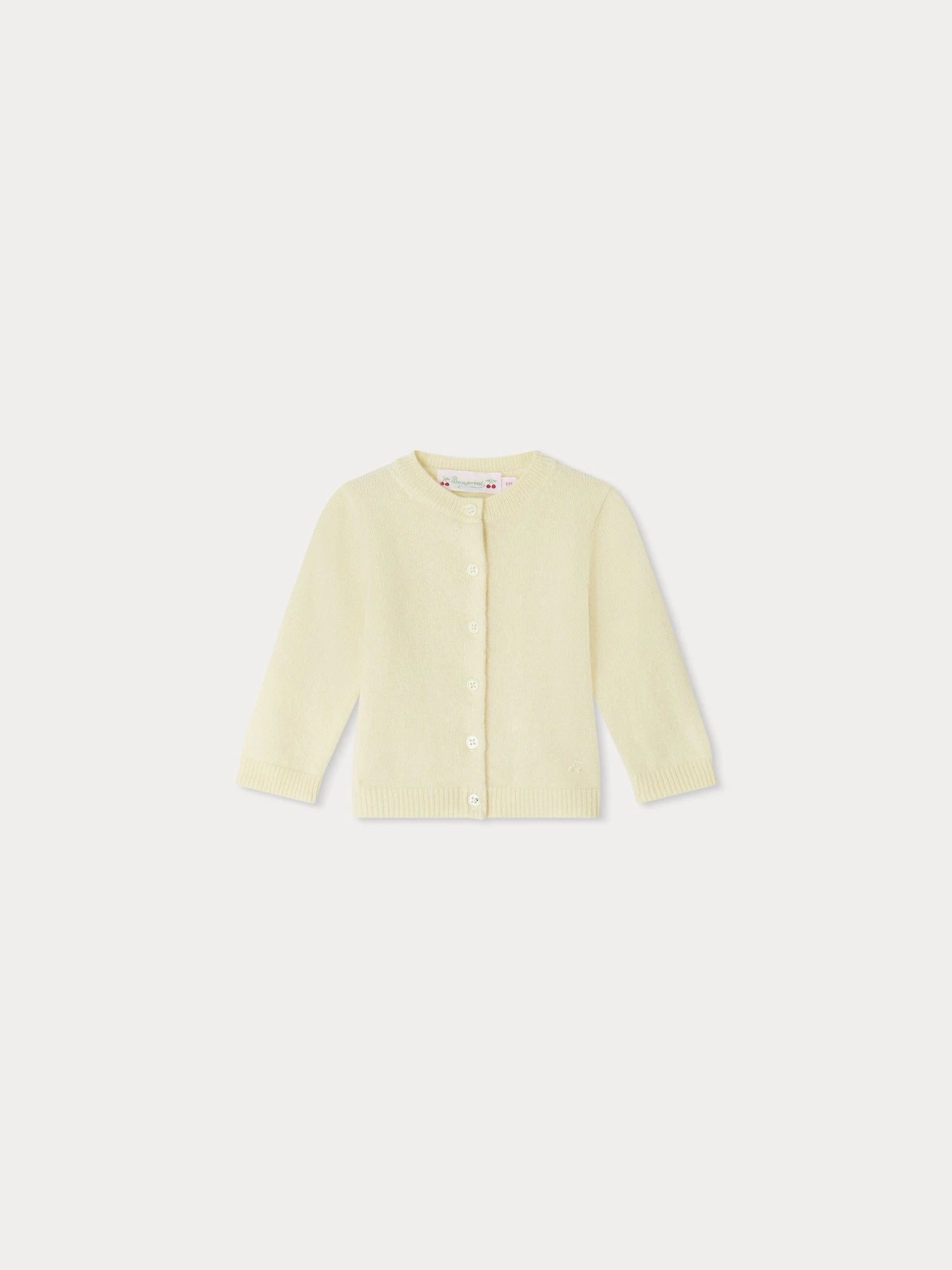 BONPOINT Cardigan Fayana Jaune Clair 3 BONPOINT Cardigan Fayana Jaune Clair