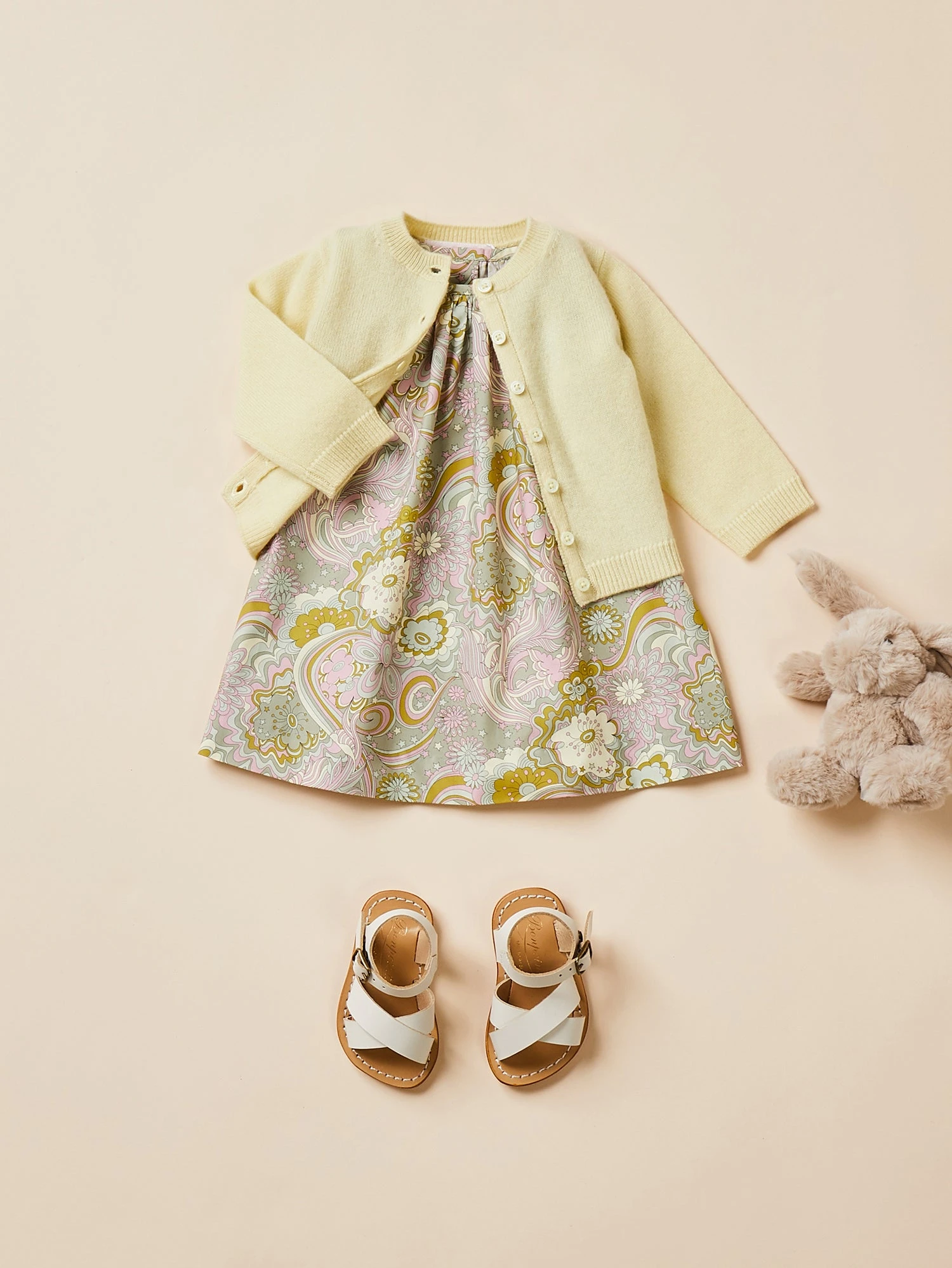 BONPOINT Cardigan Fayana Jaune Clair 4 BONPOINT Cardigan Fayana Jaune Clair – Image 2