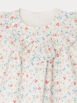 BONPOINT Robe Falbalili Rose Poudré -BONPOINT Soldes S04XDRW00022 525B S04XDRW00022 525B 3