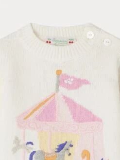 BONPOINT Pull Almire Ecru -BONPOINT Soldes S04XJUK00001 903 S04XJUK00001 903 4