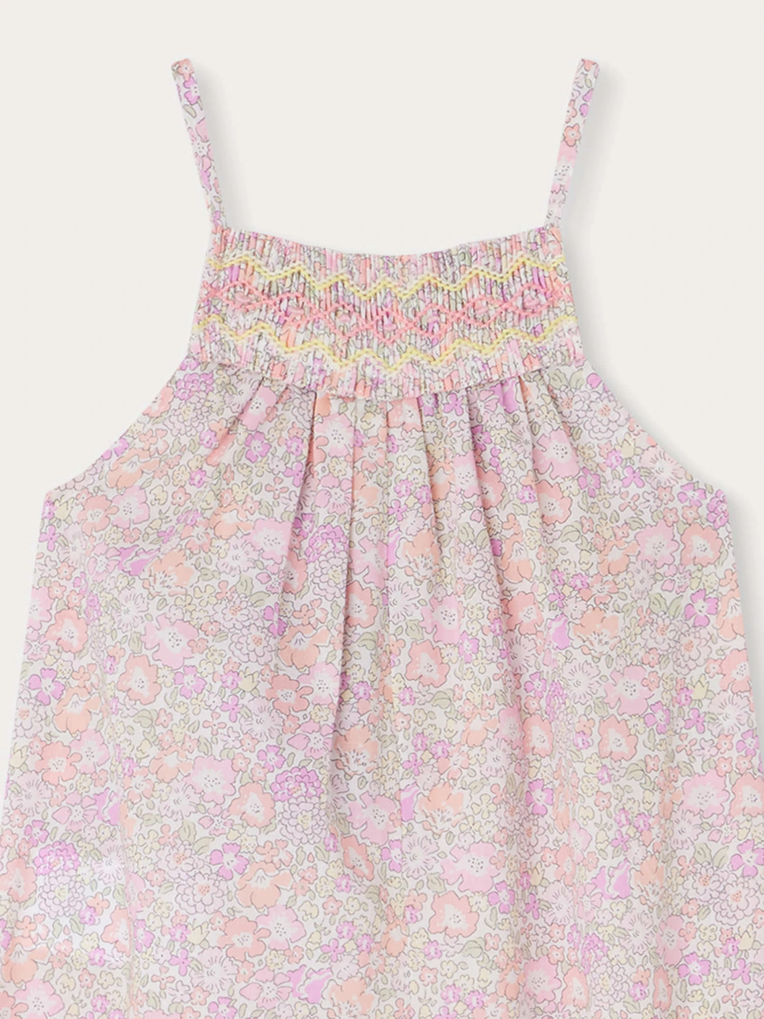 BONPOINT Salopette Smockée Lilisy Rose Fard 5 BONPOINT Salopette Smockée Lilisy Rose Fard – Image 3