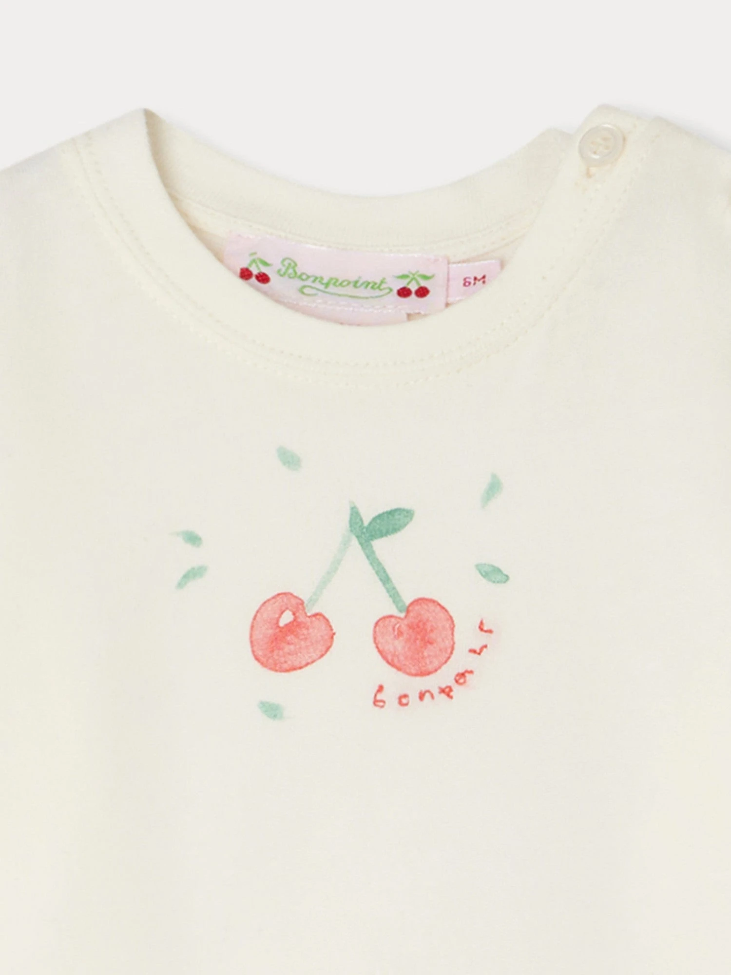 BONPOINT T-shirt Dom Blanc Lait 5 BONPOINT T-shirt Dom Blanc Lait – Image 3