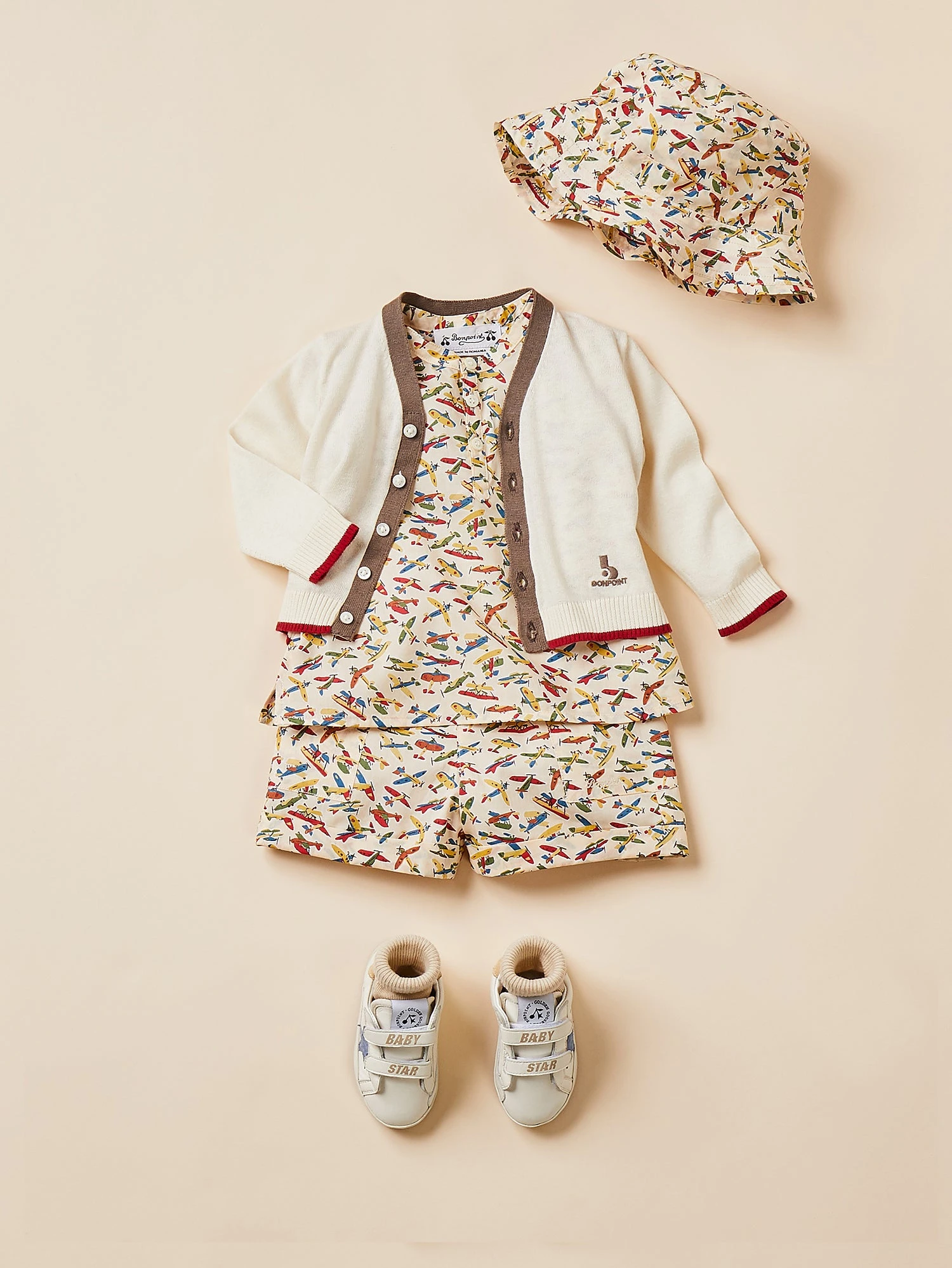 BONPOINT Cardigan Teotim écru 4 BONPOINT Cardigan Teotim écru – Image 2