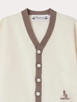 BONPOINT Cardigan Teotim écru 9 BONPOINT Cardigan Teotim écru -BONPOINT Soldes S04YCAK00005 203 S04YCAK00005 203 4
