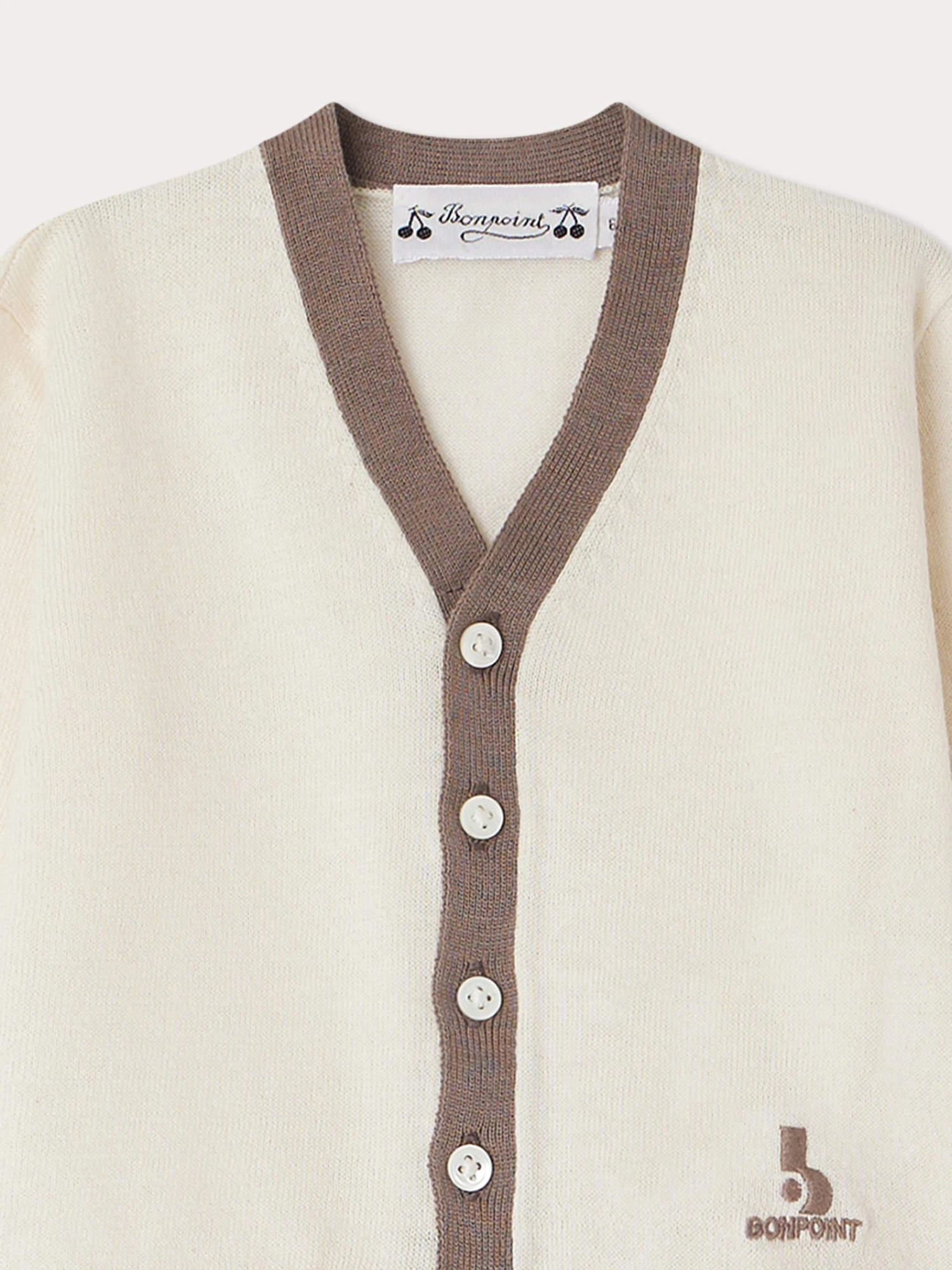 BONPOINT Cardigan Teotim écru 6 BONPOINT Cardigan Teotim écru – Image 4