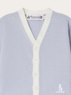 BONPOINT Cardigan Teotim Rayures Ciel -BONPOINT Soldes S04YCAK00005 210 S04YCAK00005 210 3