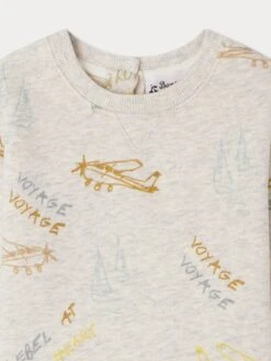 BONPOINT Sweat Benjamine Blanc -BONPOINT Soldes S04YTSWK00002 609 S04YTSWK00002 609 3