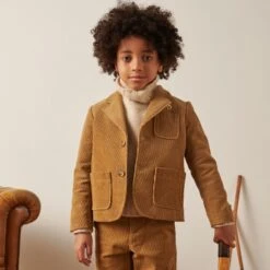 BONPOINT Veste Tomas Beige -BONPOINT Soldes W02BJAWO0301 060 W02BJAWO0301 060 5