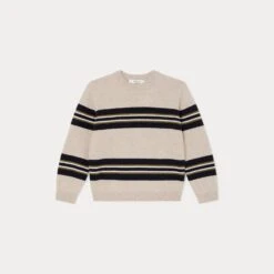 BONPOINT Pull Branco Naturel