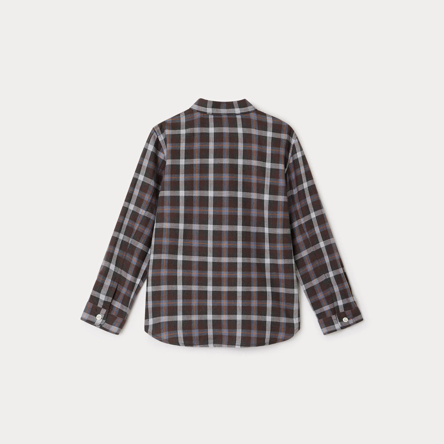 BONPOINT Chemise Altman Chocolat écossais 4 BONPOINT Chemise Altman Chocolat écossais – Image 2