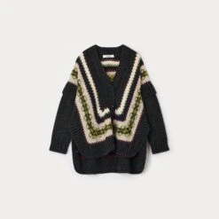 BONPOINT Cardigan Boeline Gris Chiné