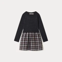 BONPOINT Robe Tayra Gris Foncé