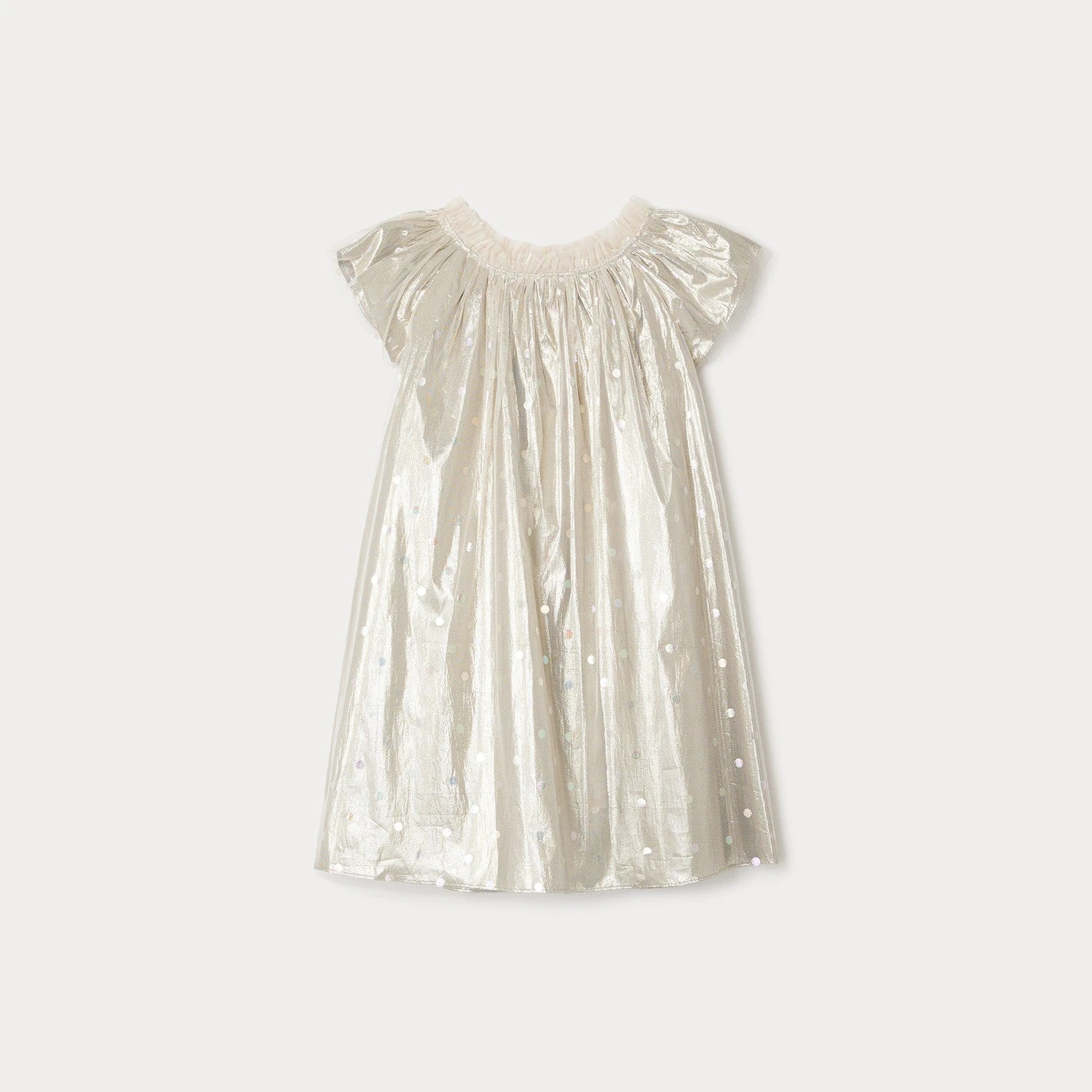 BONPOINT Robe Cérémonie Charlotte écru Pois 3 BONPOINT Robe Cérémonie Charlotte écru Pois