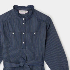 BONPOINT Robe Babe Rayures Bleu Nuit -BONPOINT Soldes W02GDRWO2801 276 W02GDRWO2801 276 3