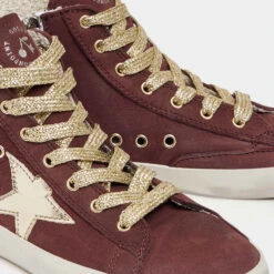 Baskets Montantes Francy Bonpoint X Golden Goose Prune -BONPOINT Soldes W02GSNLF0301 059 W02GSNLF0301 059 4