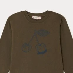 BONPOINT T-shirt Theia Kaki Clair -BONPOINT Soldes W02GTSKN0903 145 W02GTSKN0903 145 3