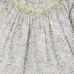 BONPOINT Blouse Smockée Griotte Gris Clair -BONPOINT Soldes W02XBLWO0201 590 W02XBLWO0201 590 3