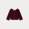 BONPOINT Cardigan Tassia Bordeaux -BONPOINT Soldes W02XCAKN0202 052 W02XCAKN0202 052 1