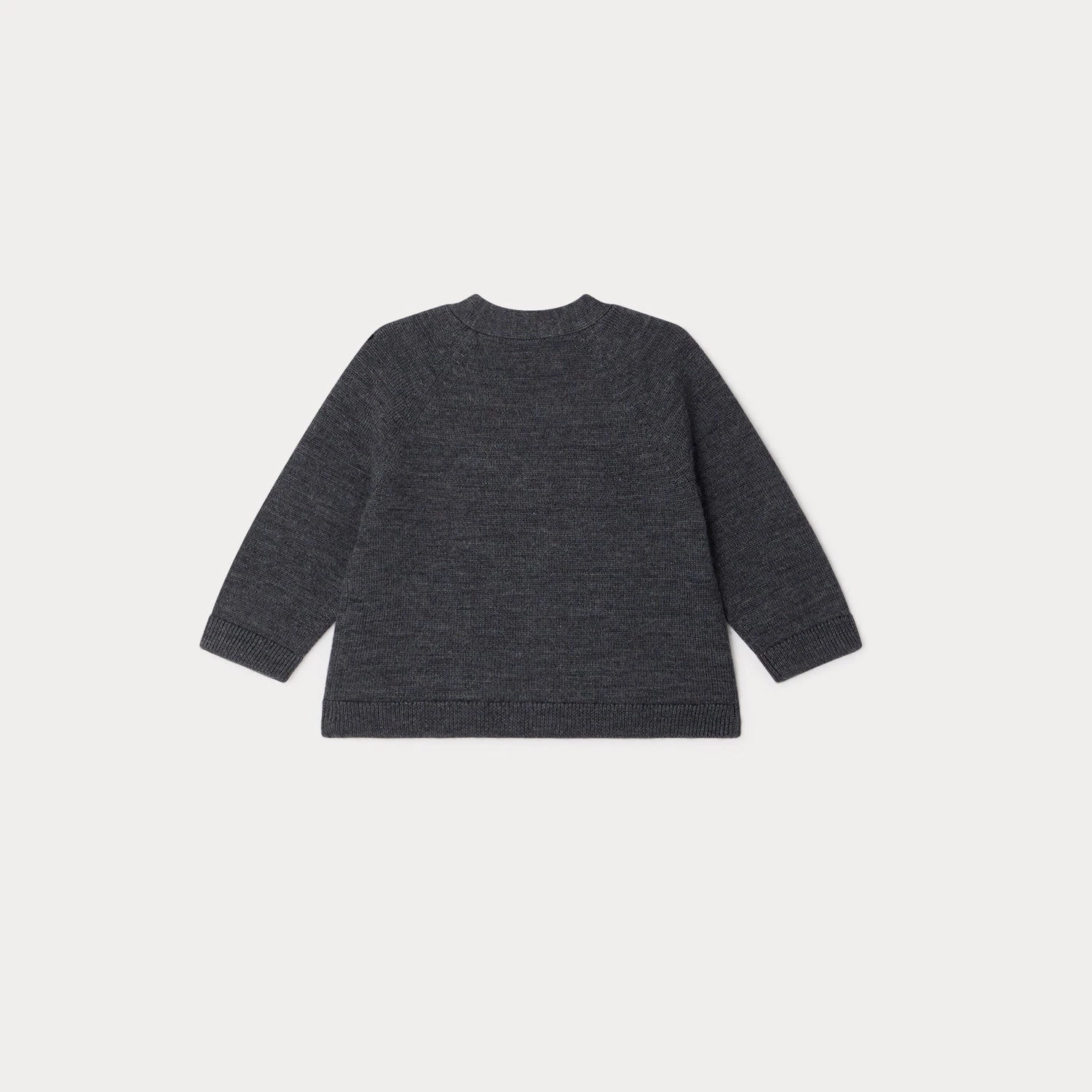 BONPOINT Cardigan Tiano Gris Chiné Foncé 4 BONPOINT Cardigan Tiano Gris Chiné Foncé – Image 2