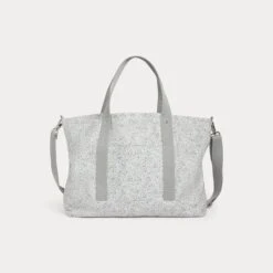 BONPOINT Cabas Sac à Langer Sweetie Gris Clair