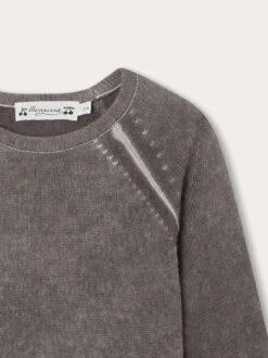 BONPOINT Pull Tiego Gris Mauve 7 BONPOINT Pull Tiego Gris Mauve -BONPOINT Soldes W03BJUK00007 096A W03BJUK00007 096A 3