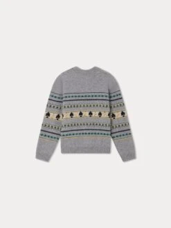 BONPOINT Pull Branco Multicolore Bleu-gris 8 BONPOINT Pull Branco Multicolore Bleu-gris -BONPOINT Soldes W03BJUK00010 914 W03BJUK00010 914 2