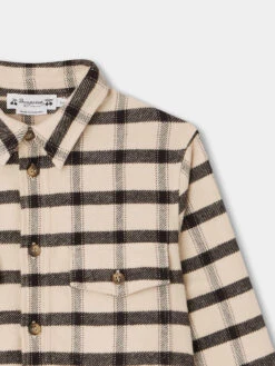 BONPOINT Chemise Boy Carreaux Ecru -BONPOINT Soldes W03BSHW00007 303 W03BSHW00007 303 3