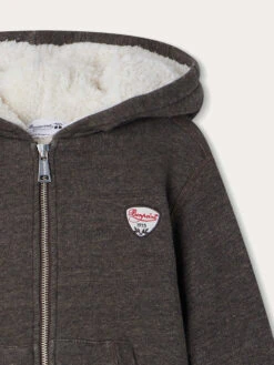BONPOINT Sweatshirt Bradford Zippé Marron -BONPOINT Soldes W03BSWK00005 069 W03BSWK00005 069 3