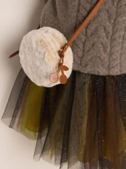 BONPOINT Sac Gomette Beige Chiné