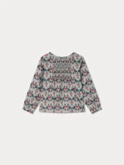 BONPOINT Blouse Juliette Fleur Figue