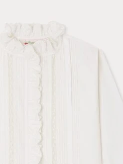 BONPOINT Blouse Tivi Blanc Lait -BONPOINT Soldes W03GBLW00024 002 W03GBLW00024 002 3