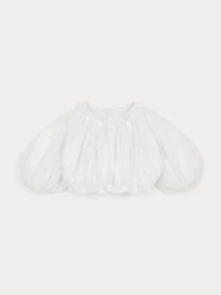 Blouse Aries Bonpoint X Khaite Blanc Lait