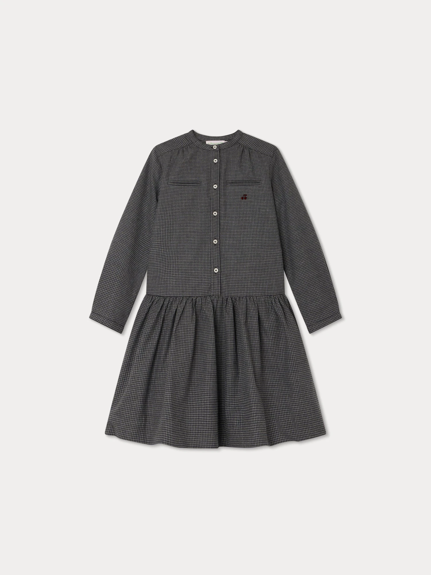 BONPOINT Robe Becky Carreaux Noir 3 BONPOINT Robe Becky Carreaux Noir