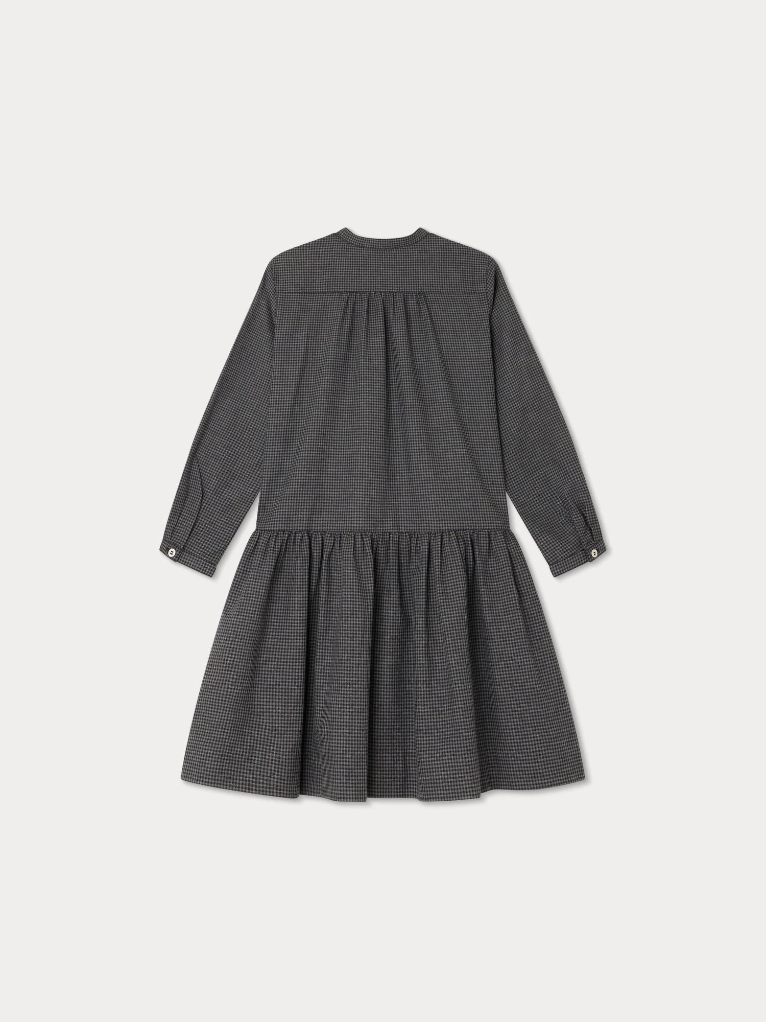 BONPOINT Robe Becky Carreaux Noir 4 BONPOINT Robe Becky Carreaux Noir – Image 2