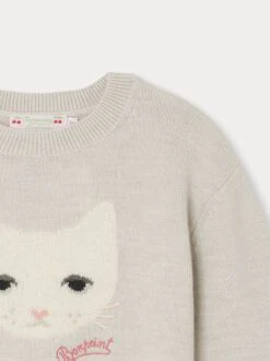 BONPOINT Pull Anumati Gris Chine Clair -BONPOINT Soldes W03GJUK00009 992 W03GJUK00009 992 3