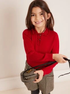 BONPOINT Pull Brynja Coquelicot