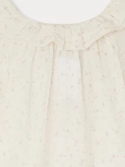 BONPOINT Chemise De Nuit Blessing Fleurs Bleu Aqua -BONPOINT Soldes W03GNIW00002 512 W03GNIW00002 512 3