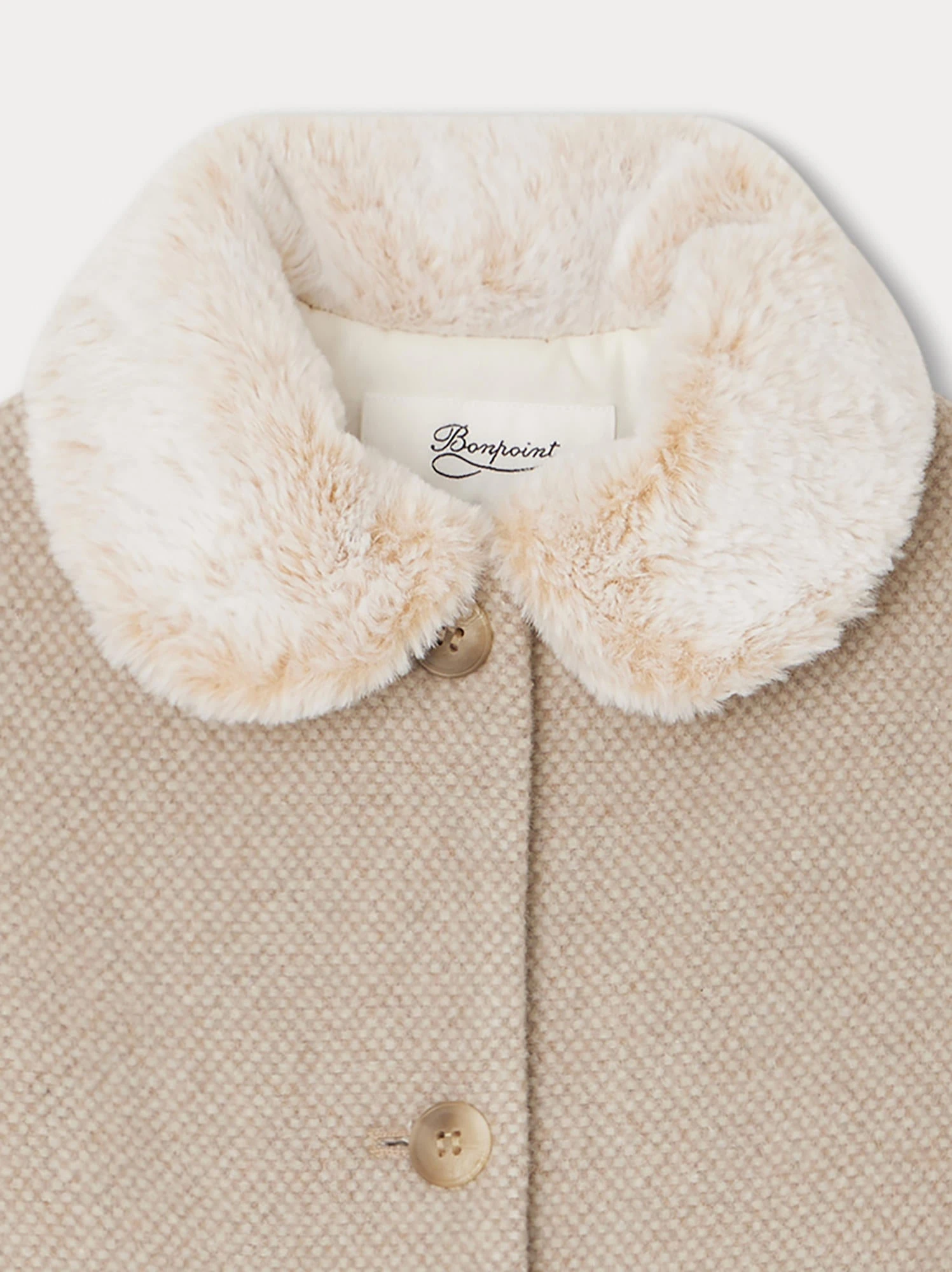 BONPOINT Manteau Favori Galet 5 BONPOINT Manteau Favori Galet – Image 3