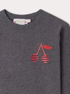 BONPOINT T-shirt Theia Gris Chiné Foncé 7 BONPOINT T-shirt Theia Gris Chiné Foncé -BONPOINT Soldes W03GTSK00006 195C W03GTSK00006 195C 3