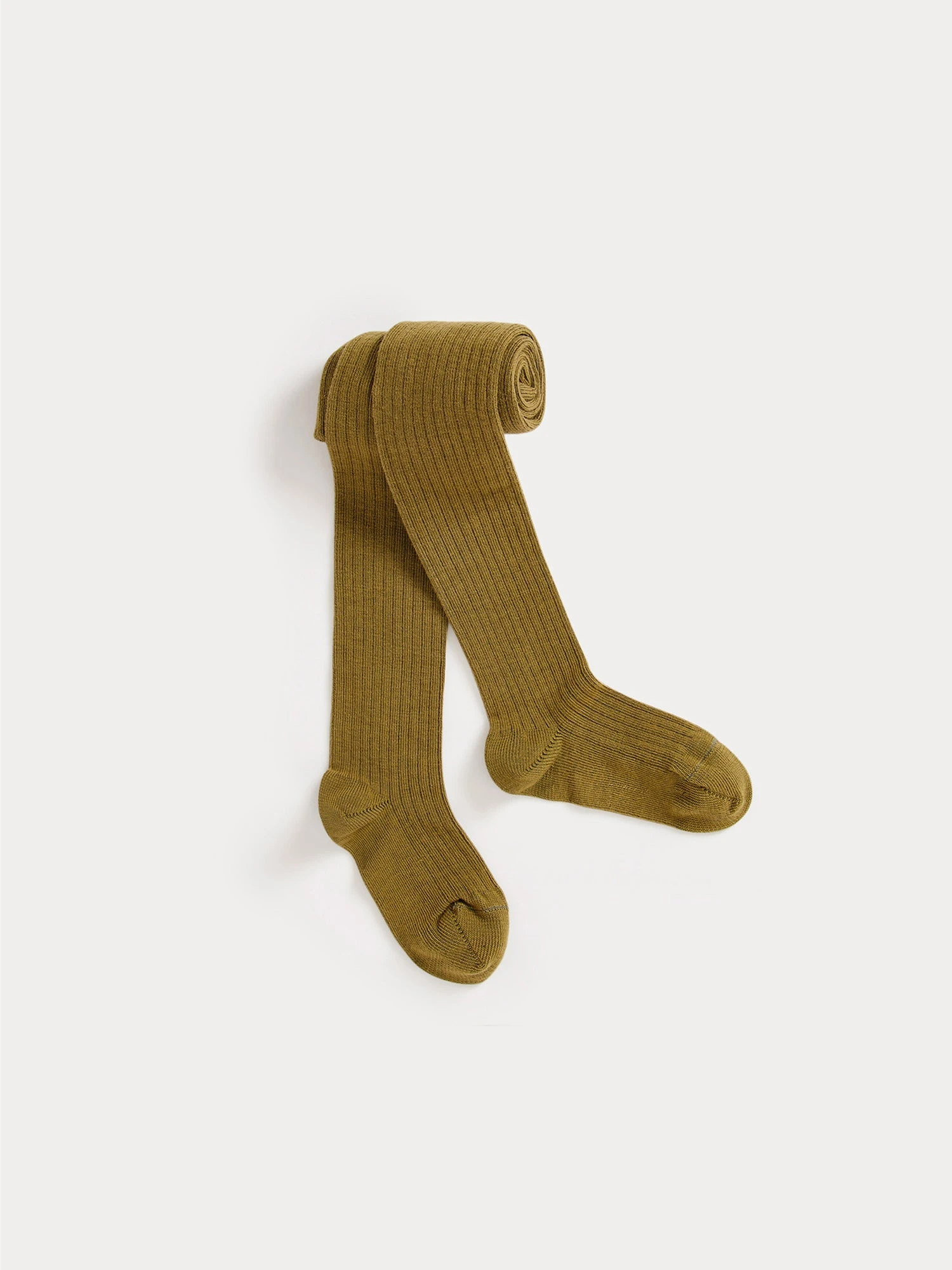 BONPOINT Collant à Côtes Thomina Vert Bronze 3 BONPOINT Collant à Côtes Thomina Vert Bronze