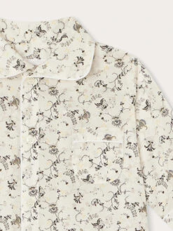 BONPOINT Combinaison Reve Fleurs Ecru -BONPOINT Soldes W03ONIW00001 503 W03ONIW00001 503 3