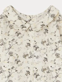 BONPOINT Chemise Florent Fleurs Ecru -BONPOINT Soldes W03OSHW00001 503 W03OSHW00001 503 3