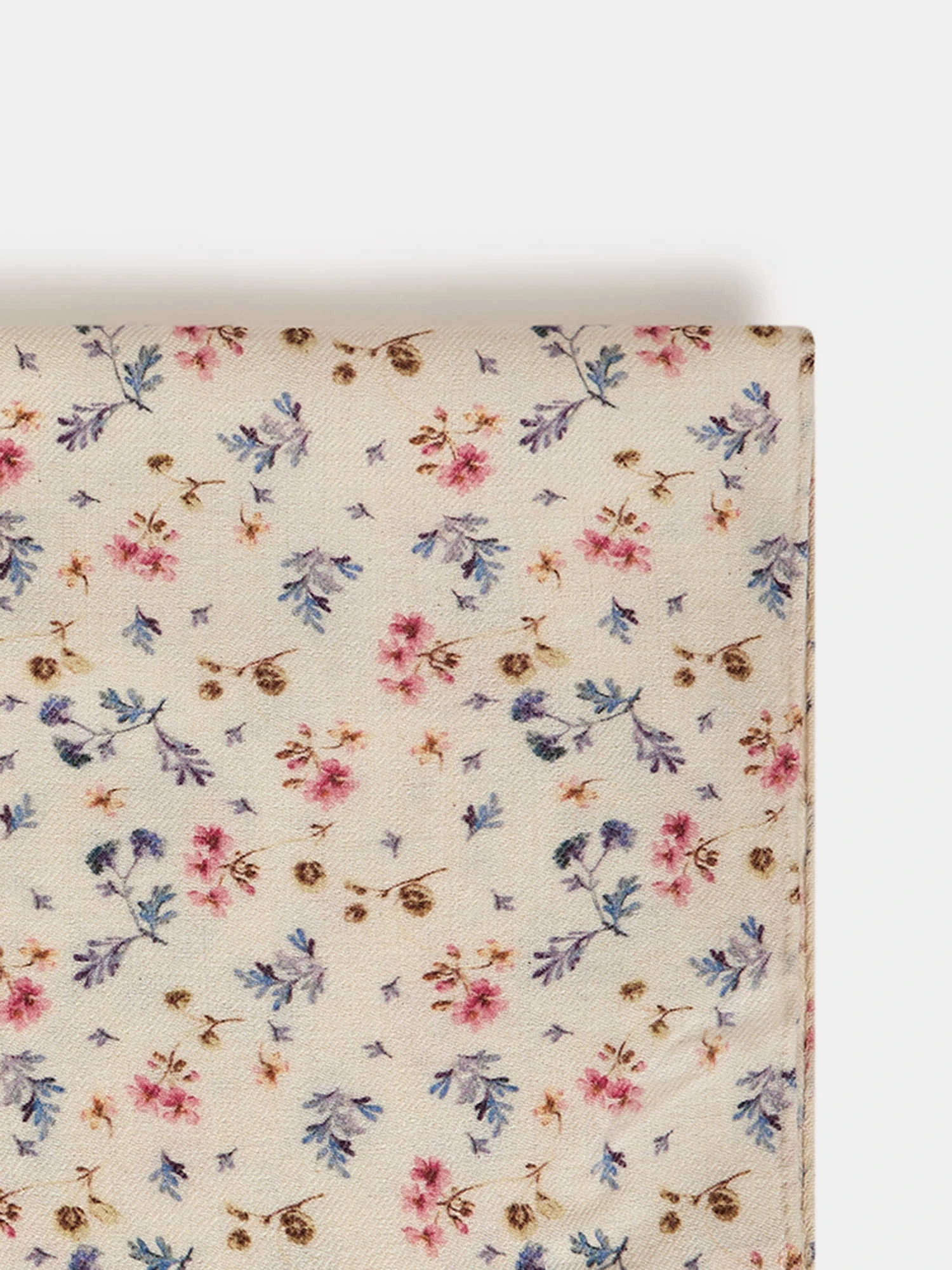 BONPOINT Lange Doudou Fleurs Bleu Aqua 4 BONPOINT Lange Doudou Fleurs Bleu Aqua – Image 2