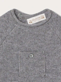 BONPOINT Ensemble Den Bleu Gris -BONPOINT Soldes W03PSEK00017 014 W03PSEK00017 014 3