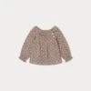 BONPOINT Blouse Brodée Melly Fleurs Taupe -BONPOINT Soldes W03XBLW00010 562 W03XBLW00010 562 1