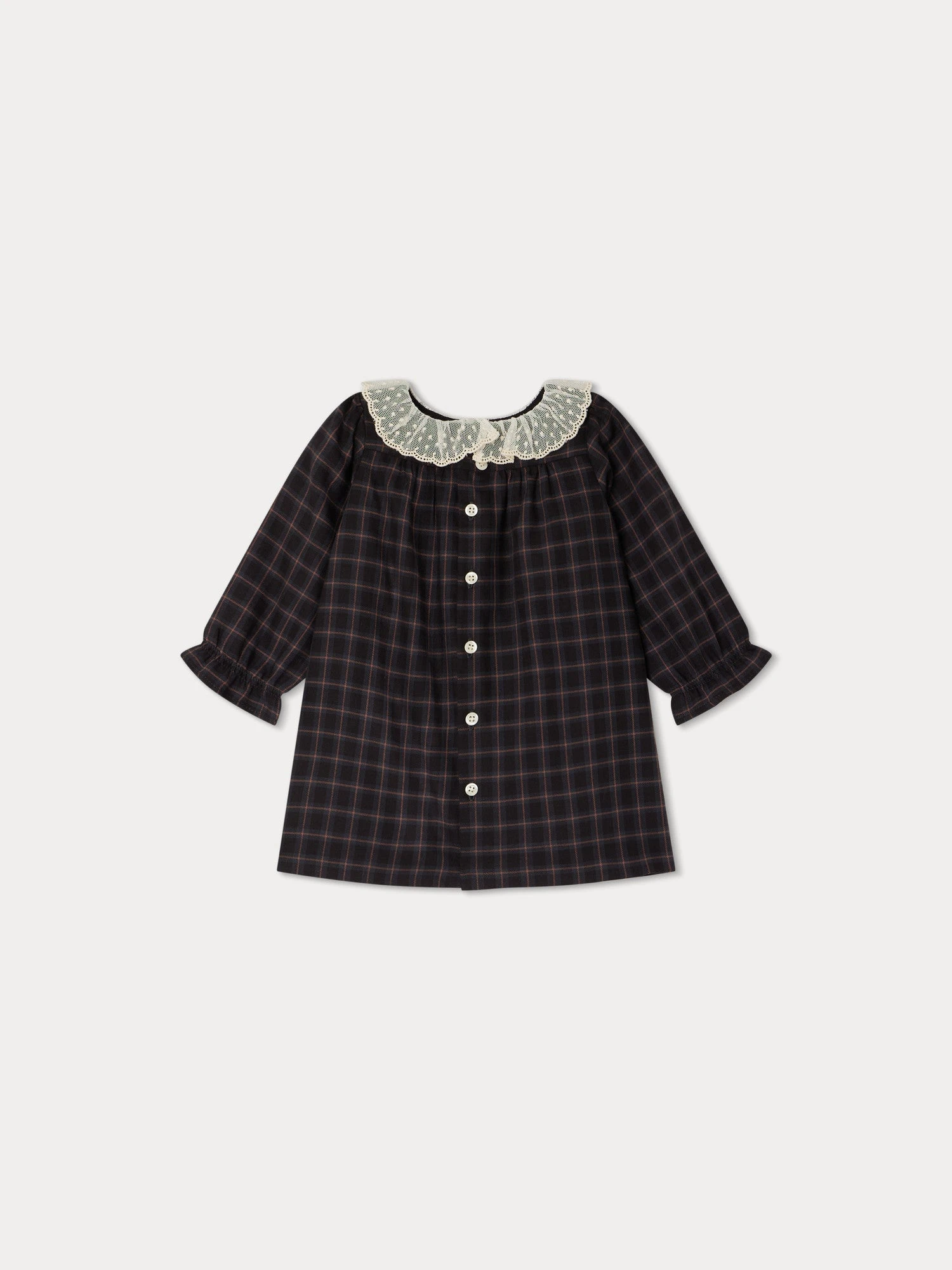 BONPOINT Robe Magnolia Gris Ardoise 4 BONPOINT Robe Magnolia Gris Ardoise – Image 2