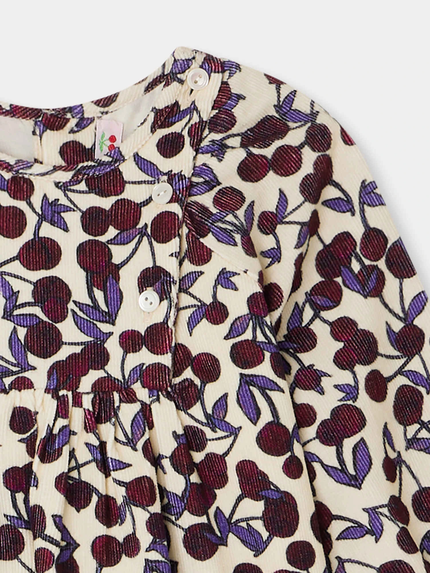 BONPOINT Robe Taelia Imprimé Prune 5 BONPOINT Robe Taelia Imprimé Prune – Image 3