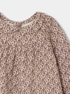 BONPOINT Robe Jeni Fleurs Taupe -BONPOINT Soldes W03XDRW00015 562 W03XDRW00015 562 3