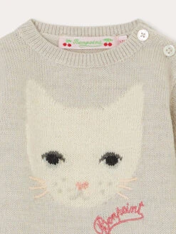 BONPOINT Pull Almire Gris Chiné Clair 7 BONPOINT Pull Almire Gris Chiné Clair -BONPOINT Soldes W03XJUK00001 092 W03XJUK00001 092 3