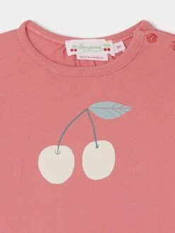 BONPOINT T-shirt Tahsina Fraise -BONPOINT Soldes W03XTSK00007 128B W03XTSK00007 128B 3
